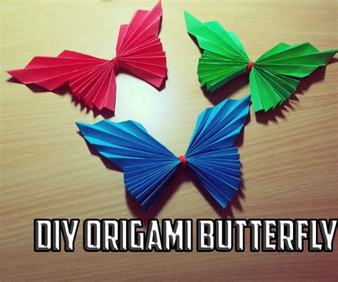 easy origami butterfly tutorial