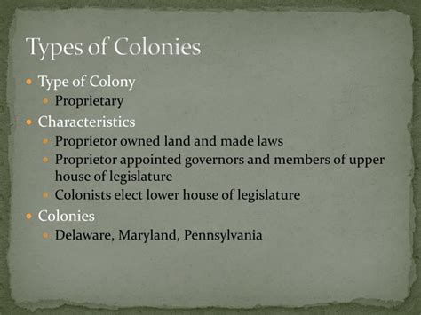 Ppt The Growth Of The Thirteen Colonies Powerpoint Presentation Id