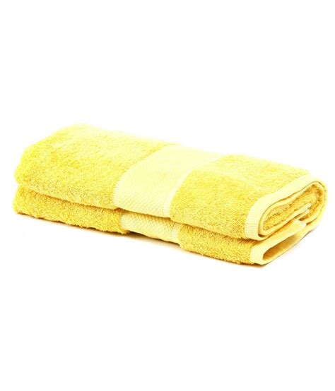 The simply daisy hand towel collection includes an assortment of tasteful designs to create an aesthetic. RBS Bath Towel- Yellow - Buy RBS Bath Towel- Yellow Online ...