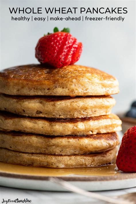 This Fluffy Whole Wheat Pancakes Recipe Will Be Your New Favorite Go