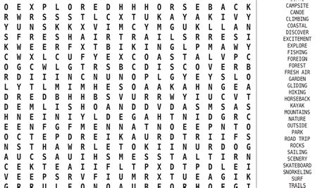 Word Find Puzzle