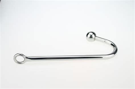 Stainless Steel 30250mm Anal Hook Metal Butt Plug With