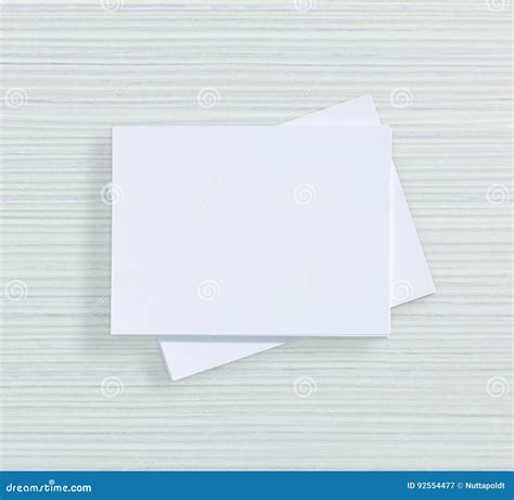 White Paper On Wood Table Of Background Stock Image Image Of Post