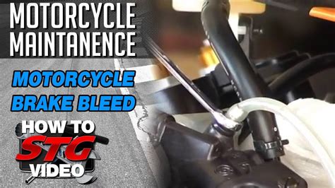 How To Bleed Motorcycle Brakes From Youtube