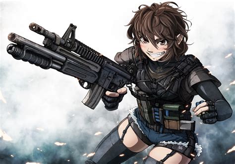 Female Anime Soldiers Wallpapers Wallpaper Cave