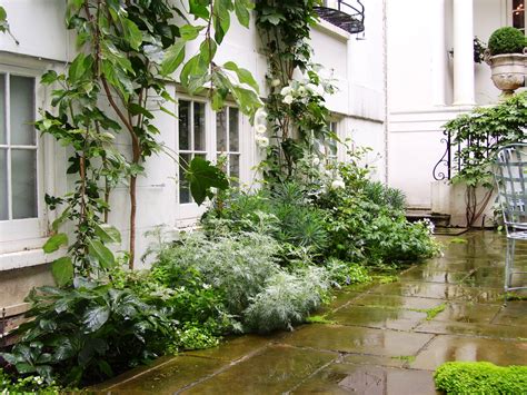 Courtyard Garden With Reclaimed Yorkstone And Planting Simon Scott