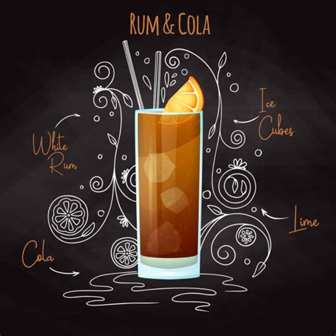 Once you cut them, you can splash them into the rum and coke recipe. Rum And Coke Illustrations, Royalty-Free Vector Graphics ...