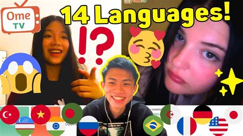 Polyglot Surprises Strangers One After Another By Speaking Their Language Omegle Youtube
