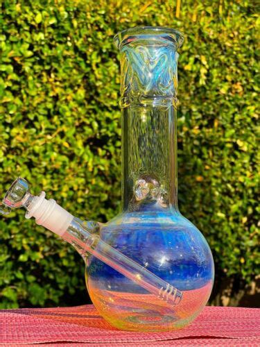 Hookah Water Pipe Heavy Glass Inch Tobacco Bong Beaker Flask Ebay