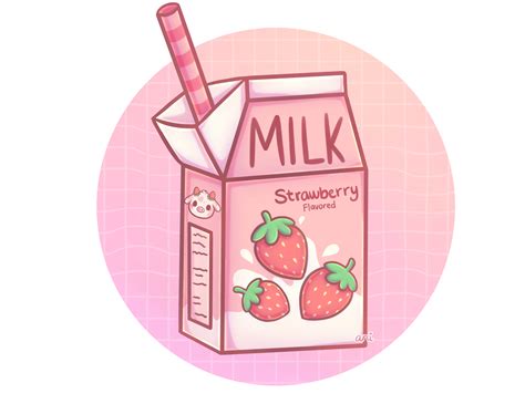 Strawberry Milk By Ani On Dribbble