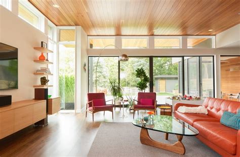 Before And After Colorful Mid Century Modern Design Decorilla