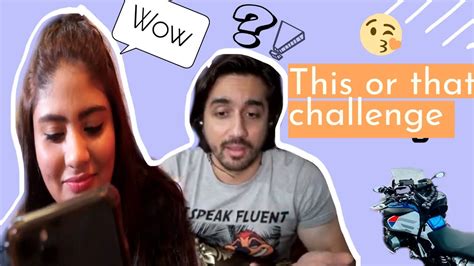 This Or That Challenge Youtube