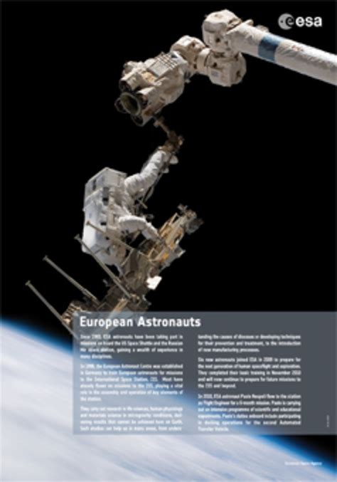 Esa European Astronauts