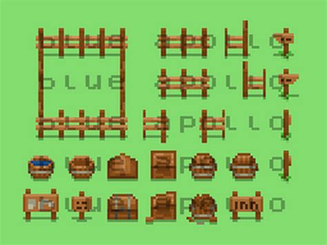 Tile Set 03 Wood Works 16x16 Forest Tileset By Blueapollo