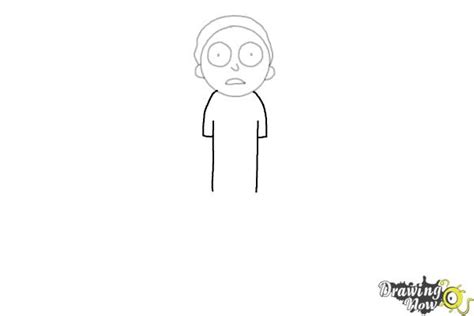 How To Draw Rick And Morty Morty Smith Drawingnow