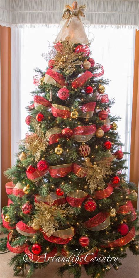 Red And Gold Christmas Tree Ideas Vlrengbr