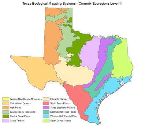 Texas Ecosystems Map Business Ideas 2013