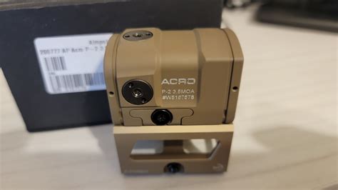 Aimpoint Acro P2 Tan Fde With Bandt Picatinny Mount Ar15com