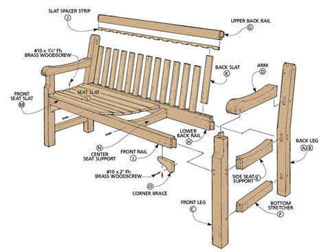 Деревянная скамейка со спинкой своими руками схемы и размеры чертежи фото