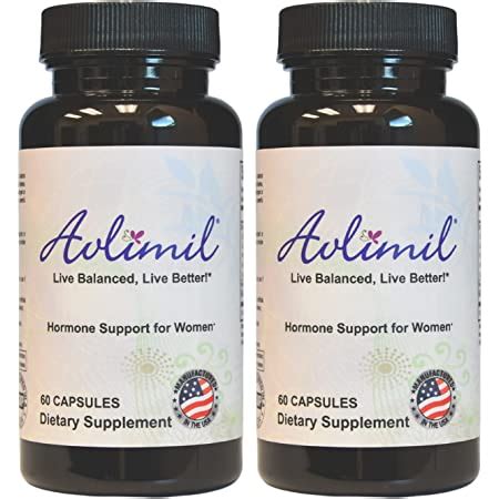 Amazon.com: Avlimil® Hormone Balance & Menopause | Relief from Mood ...