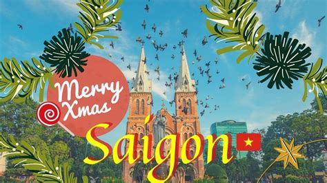 Ho Chi Minh City Saigon Christmas Decorations Holiday Season In