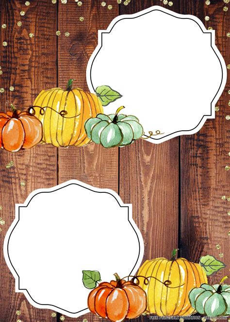 Free Fall Templates You Have Pumpkin Bread Baking In The Oven