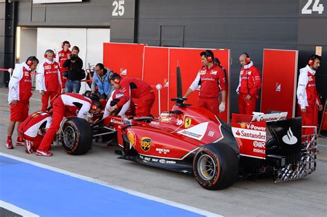 The ferrari f14 t was built by the scuderia for the 2014 f1 world championship: Jules Bianchi - Testing Silverstone 2014 | Ferrari f1, Marussia f1, Ferrari