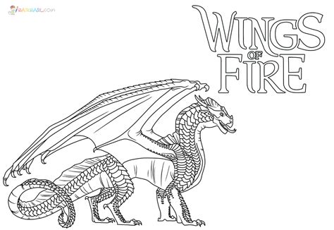 Coloring Pages Wings Of Fire Pics Coloring Page