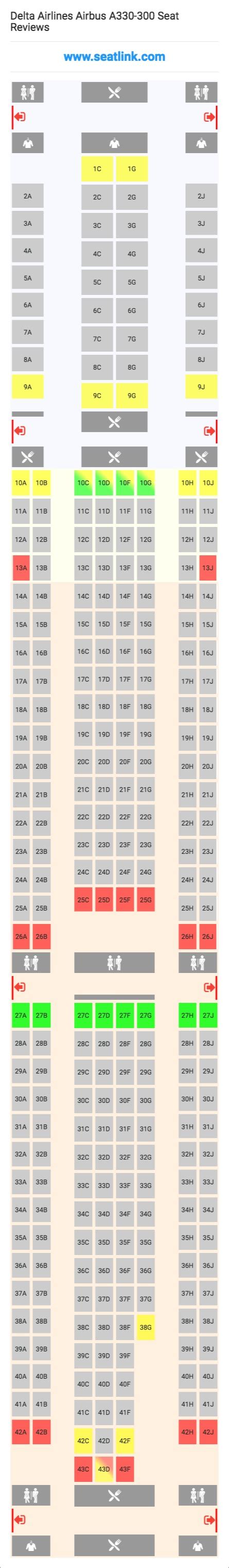 Delta Airlines A320 Seat Map Elcho Table