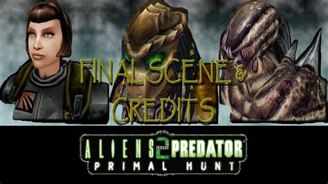 Aliens Versus Predator Primal Hunt Final Scene Credits Youtube