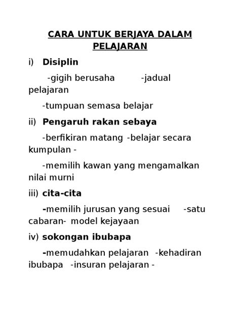 Contohnya, mengulang pelajaran dengan metode yang hal mengenai peran guru dalam cara belajar efektif juga dikemukakan oleh suyanto & jihad (2013. Cara Untuk Berjaya Dalam Pelajaran
