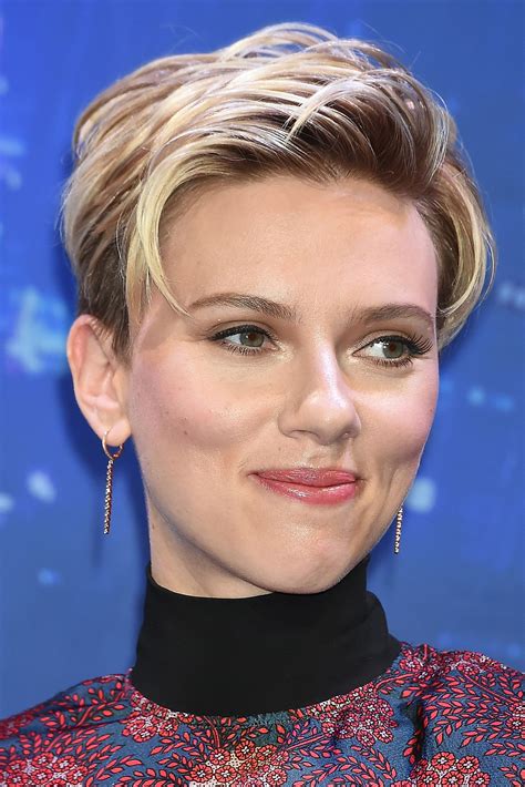 Scarlett Johansson Scarlett Johansson Hairstyle Short Hair Styles