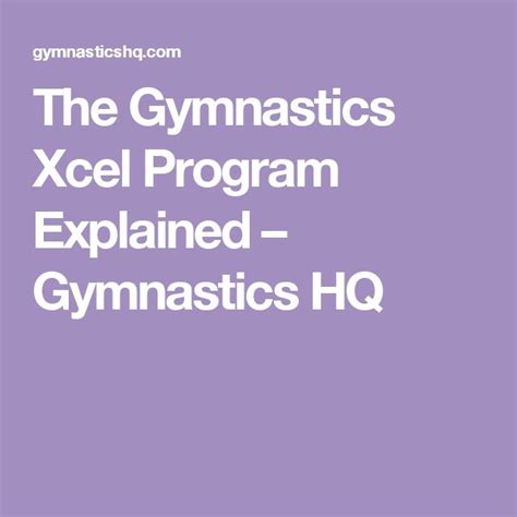 We did not find results for: The Gymnastics Xcel Program Explained - Gymnastics HQ ...