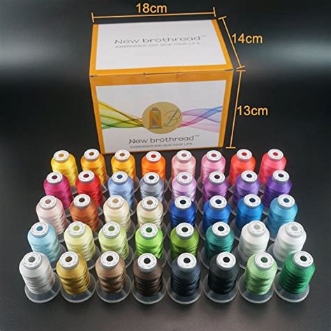 New Brothread 40 Brother Colours Polyester Machine Embroidery Thread