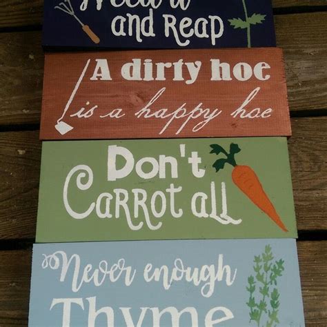 Garden Humor Sign Dont Carrot All Funny Garden Marker Etsy Garden