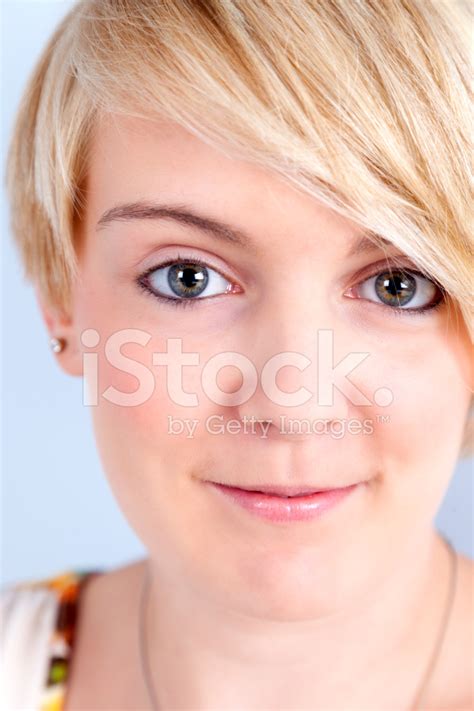 Short Haired Blonde Stock Photo Royalty Free FreeImages
