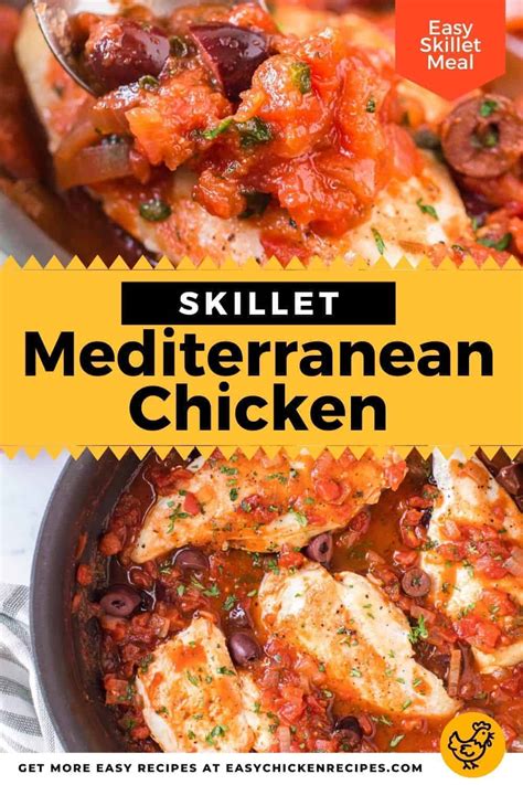 Mediterranean Chicken Easy Chicken Recipes