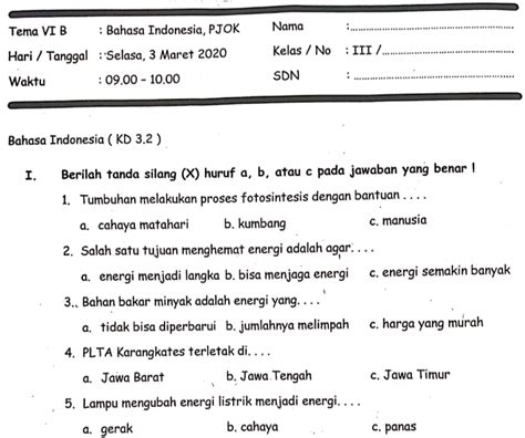 Contoh Soal Pts Uts Matematika Kelas Semester Dan Jawabannya Blog Hot