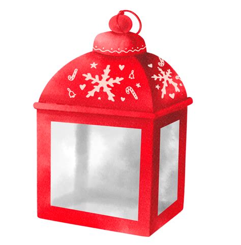 Christmas Lantern Illustrations Watercolor Styles 9660968 Png