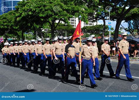 Hawaiian Army Guards Aloha Festivals 2010 Editorial Stock Image