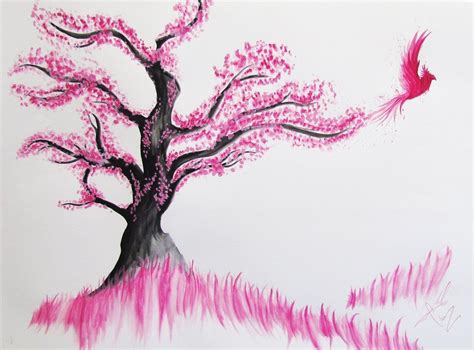 Sketch cherry blossom tree drawing. Cherry Blossom Tree Drawing Easy at GetDrawings | Free ...