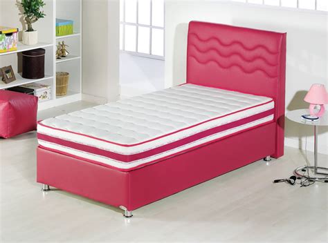 Best size for toddlers, children, single adults. Twinjoy Platform Bed w/Headboard Twin XL Size Fuchsia by ...