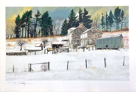 Peter Sculthorpe Littlewoods Signed Lithograph Historic Stone