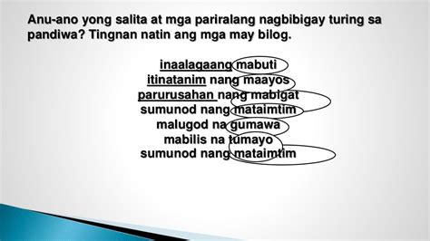 Pang Abay Filipino Lesson Gr6