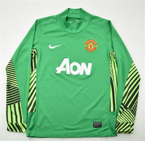 2011 12 Manchester United Gk Shirt M Boys Football Soccer Premier