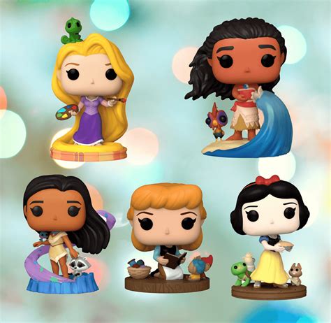 Disney Ultimate Princess Funko Pop Set Of 5 Series 2 Pre Order