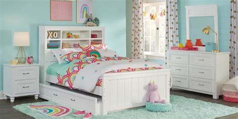 4.6 out of 5 stars. Kids Cottage Colors White 5 Pc Twin Bookcase Bedroom ...