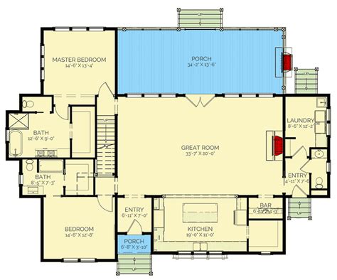 Exclusive Four Bed Farmhouse 130005lls Architectural Designs