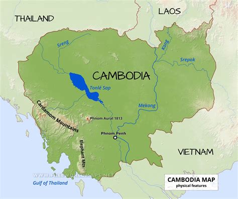 Where Is Cambodia Located In The World Map Map