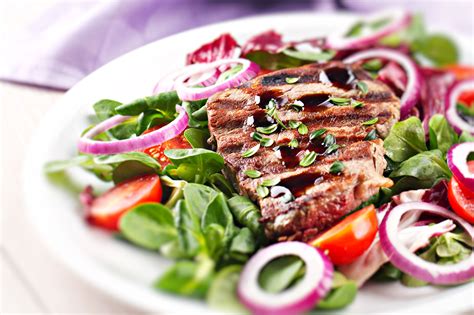 This asian sesame salad dressing is a favorite in our family especially in summer. Grilled Beef Salad with Tatsoi - SahtakAwalan